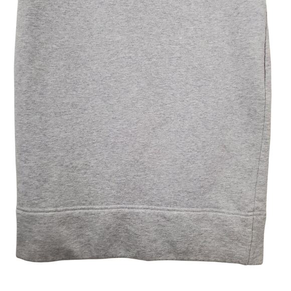 Moschino Vintage Y2K Grey Sweatshirt Dress Fleece Lined Logo Heart Sequin size 2 - Picture 7 of 12